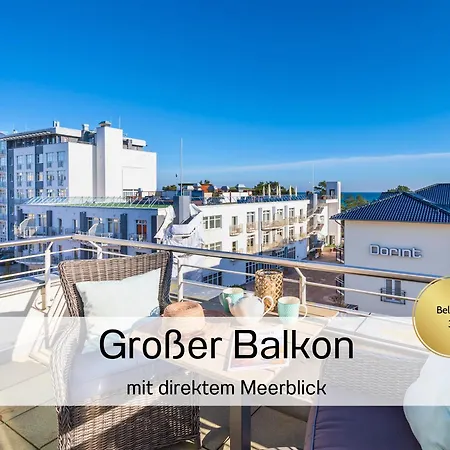 Apartment Ostsee-traumferienwohnungen Bel Vital Mit Meerblick, Balkon Und Sauna Binz