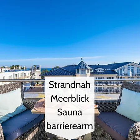 Ostsee-traumferienwohnungen Bel Vital Mit Meerblick, Balkon Und Sauna Apartment