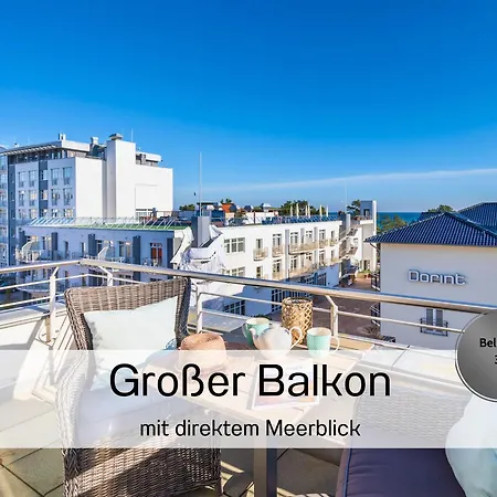Ostsee-traumferienwohnungen Bel Vital Mit Meerblick, Balkon Und Sauna * Binz